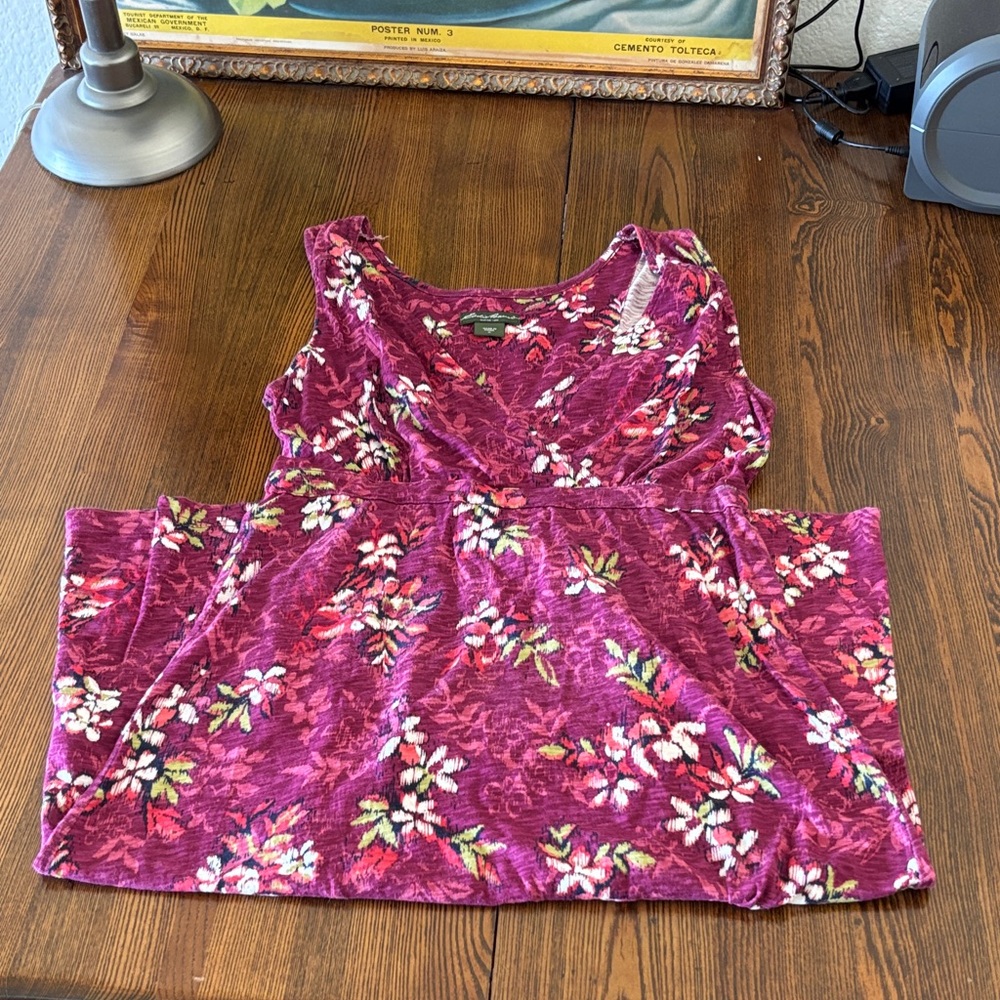 Eddie Bauer Floral Sleeveless Dress